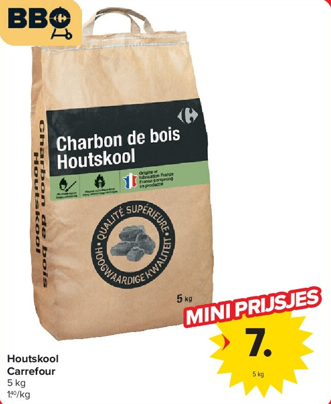 Houtskool Carrefour