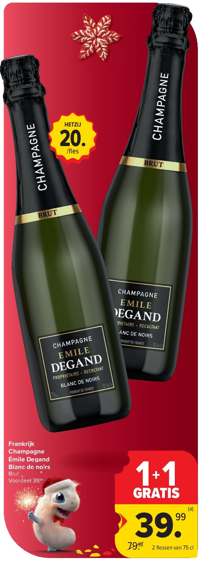 Frankrijk Champagne Émile Degand Blanc de noirs