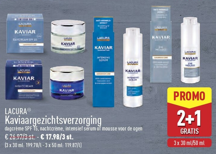 Kaviaargezichtsverzorging