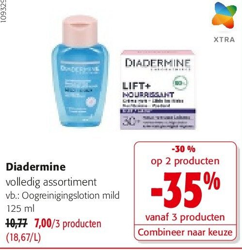 Diadermine Oogreinigingslotion mild 125 ml