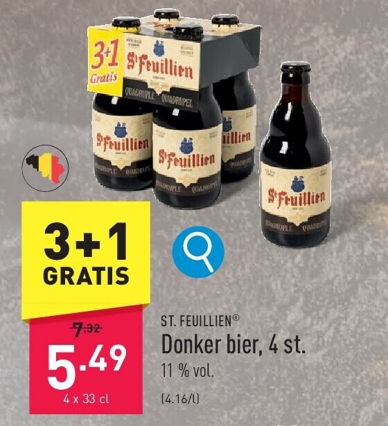 Donker bier, 4 st.