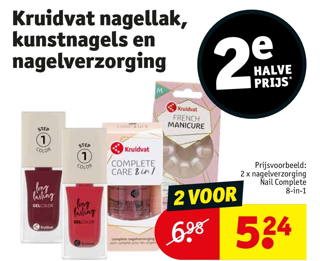 Kruidvat nagellak, kunstnagels en nagelverzorging