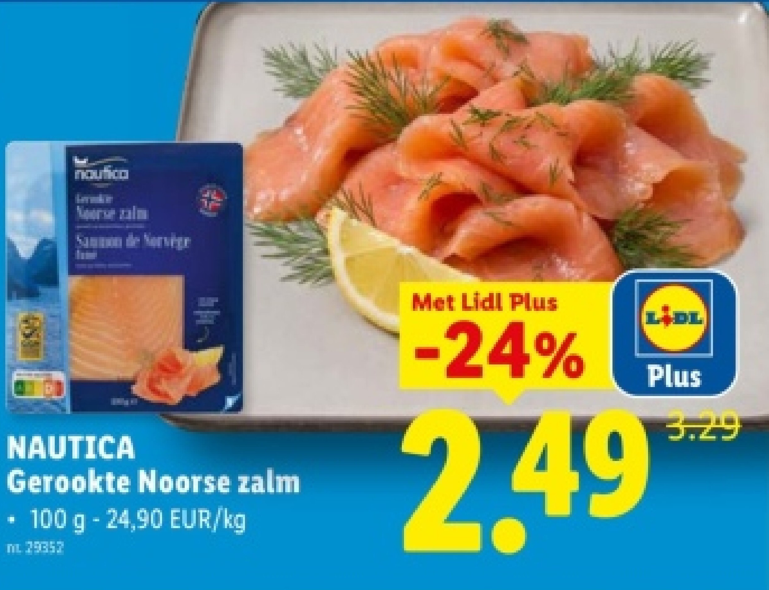 Gerookte Noorse zalm