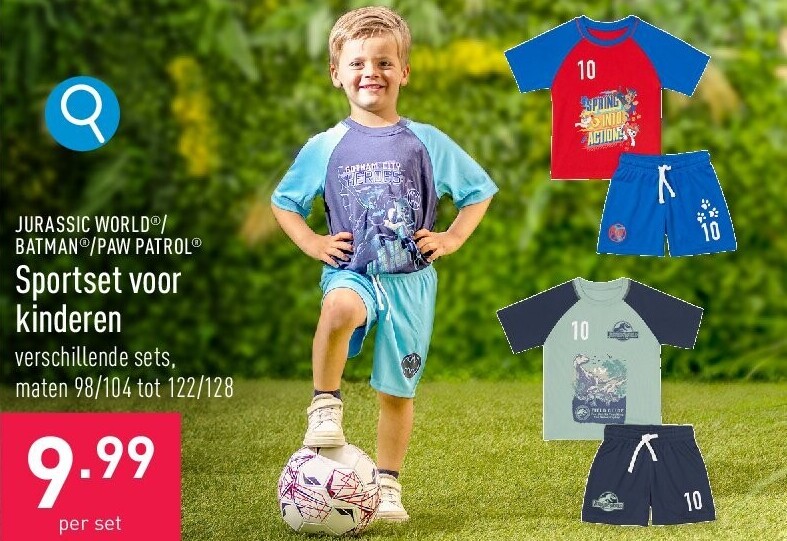 Sportset voor kinderen