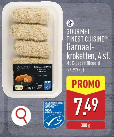 Garnaalkroketten, 4st.