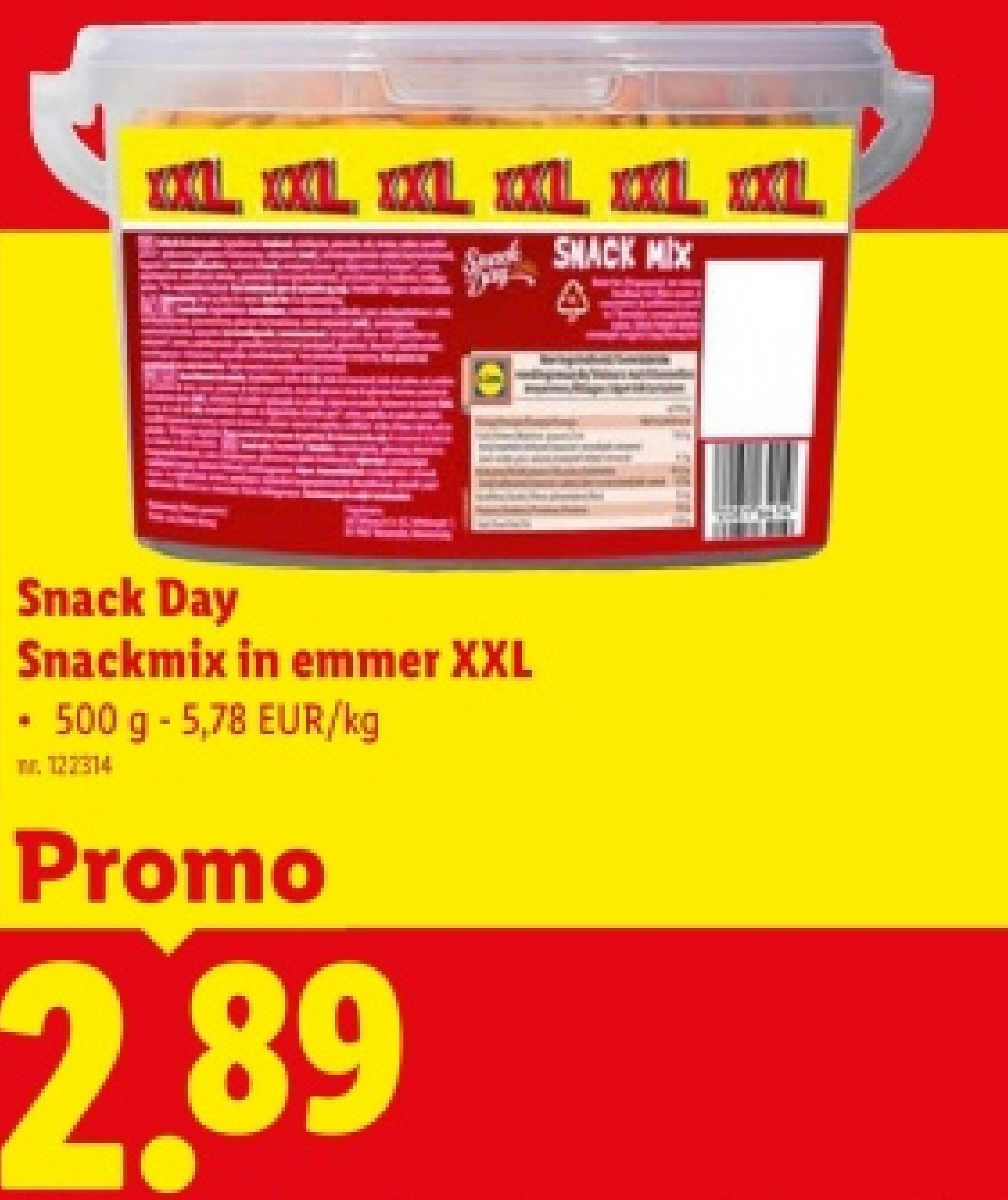 Snackmix in emmer XXL