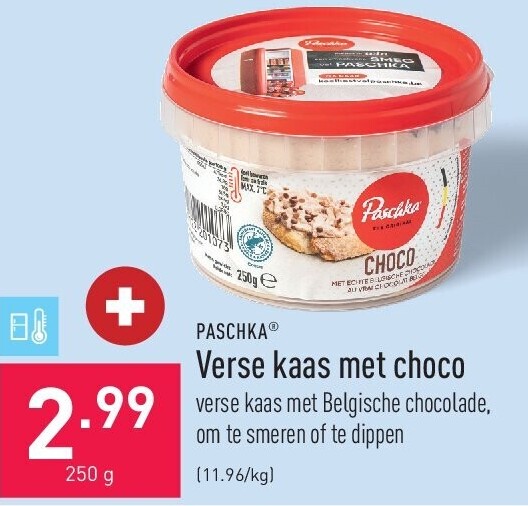 Verse kaas met choco
