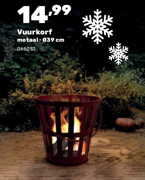 Vuurkorf metaal • Ø39 cm