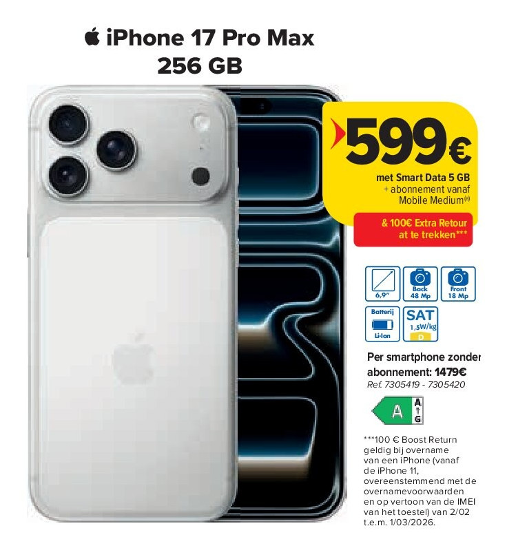 iPhone 17 Pro Max 256 GB