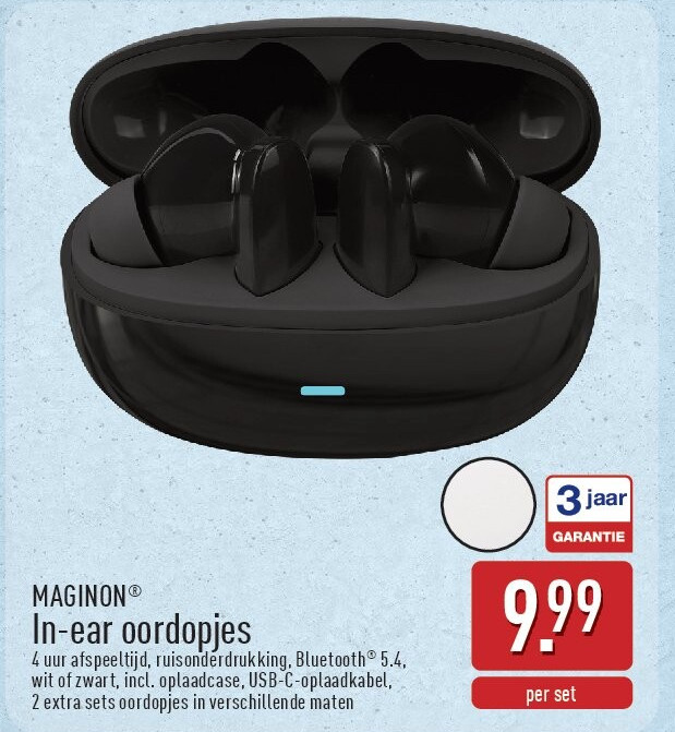 In-ear oordopjes
