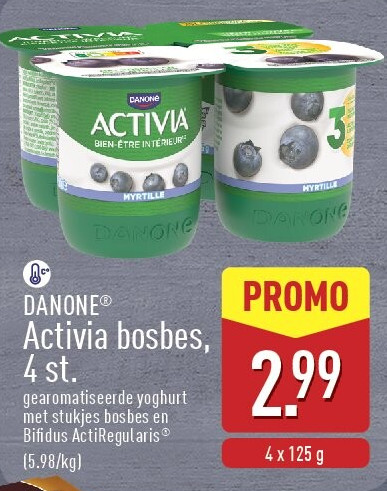 Activia bosbes, 4st.
