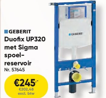 Duofix UP320 met Sigma spoelreservoir