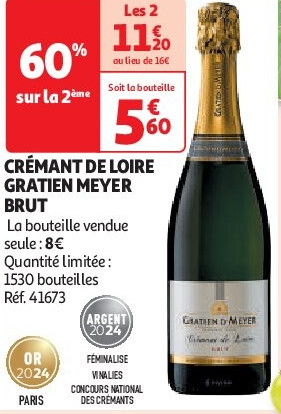 CRÉMANT DE LOIRE GRATIEN MEYER BRUT