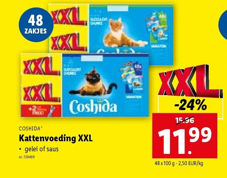 Kattenvoeding XXL