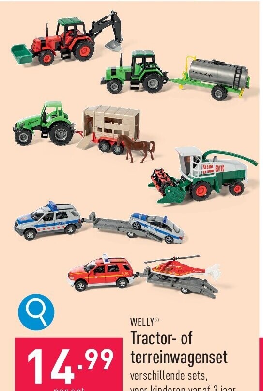 Tractor- of terreinwagenset