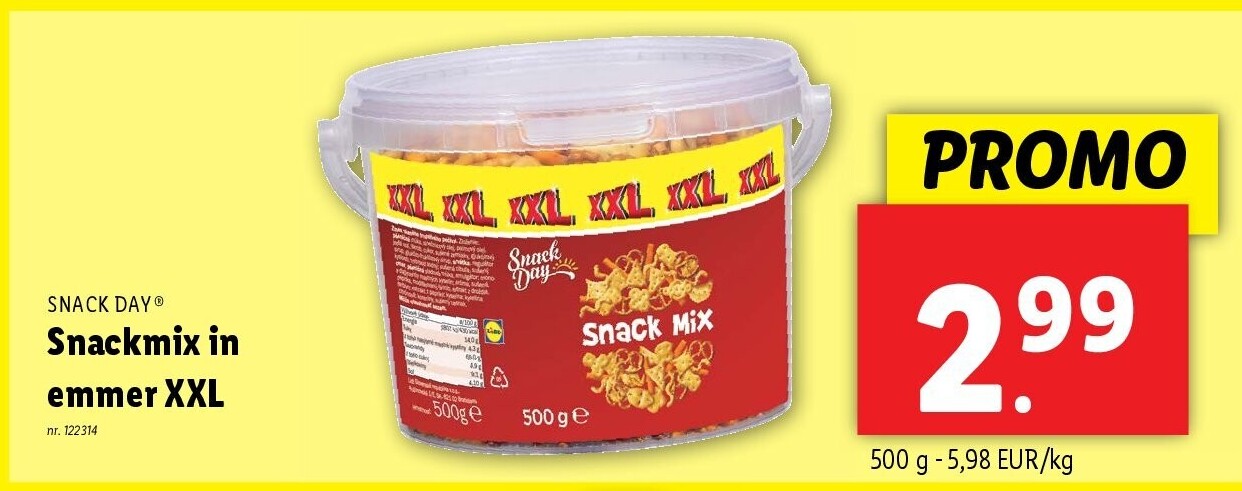 Snackmix in emmer XXL