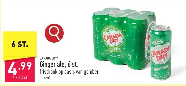 Ginger ale, 6 st.