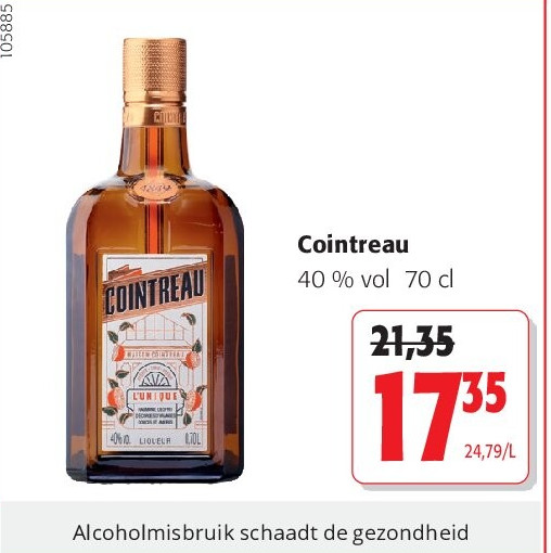 Cointreau 40 % vol 70 cl