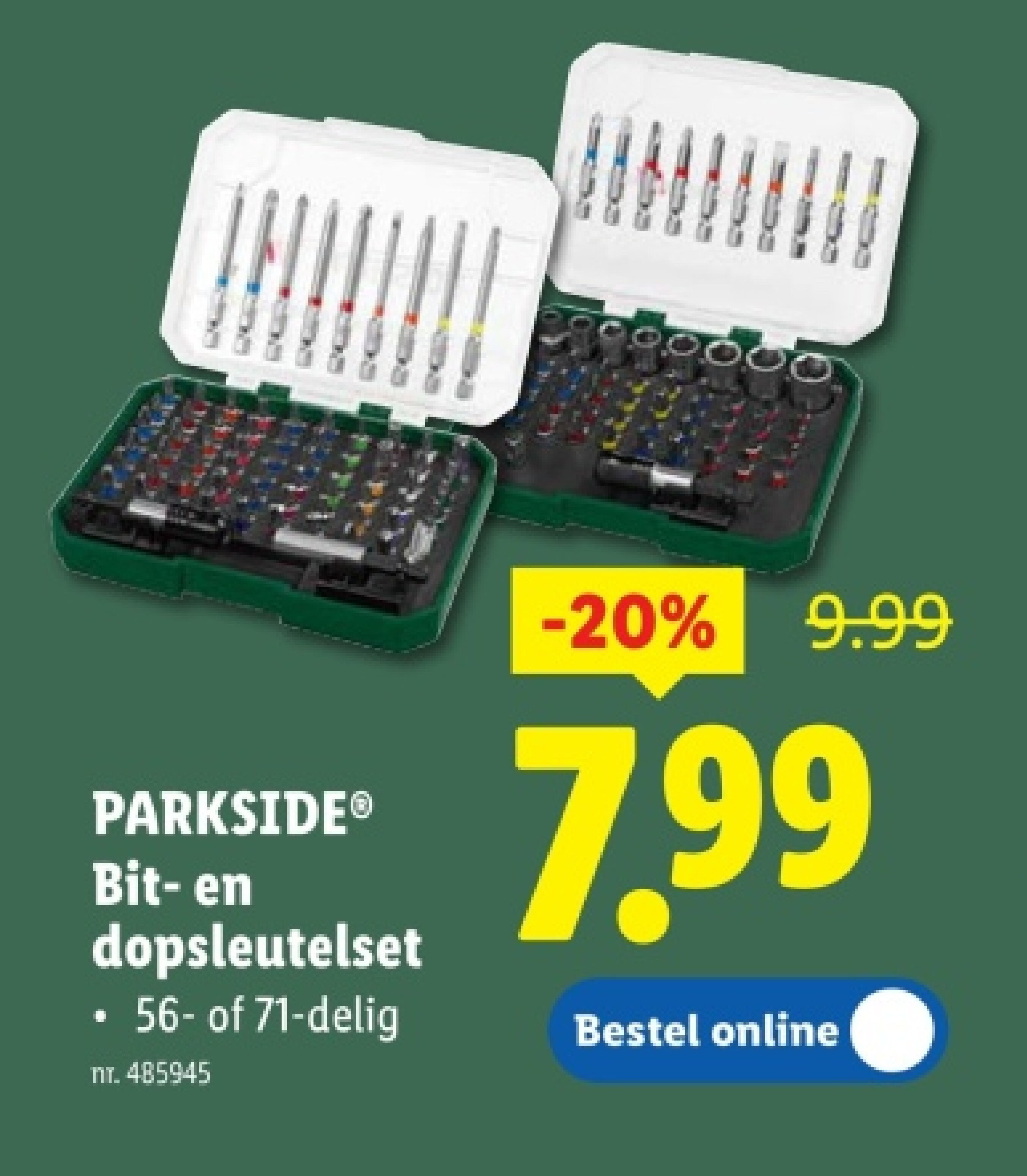 Bit-en dopsleutelset