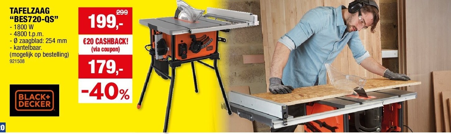 TAFELZAAG “BES720-QS”