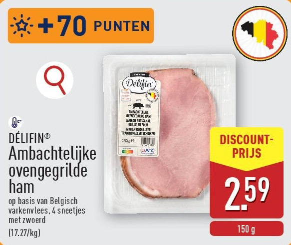 Ambachtelijke ovengegrilde ham