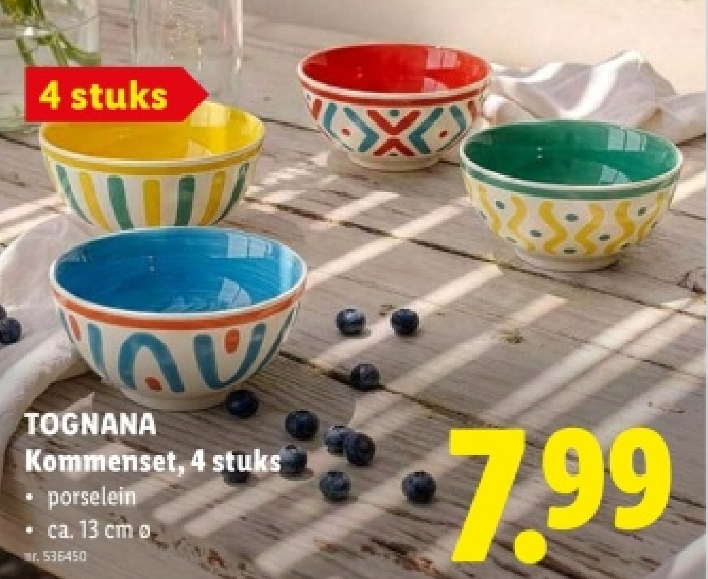 Kommenset, 4 stuks