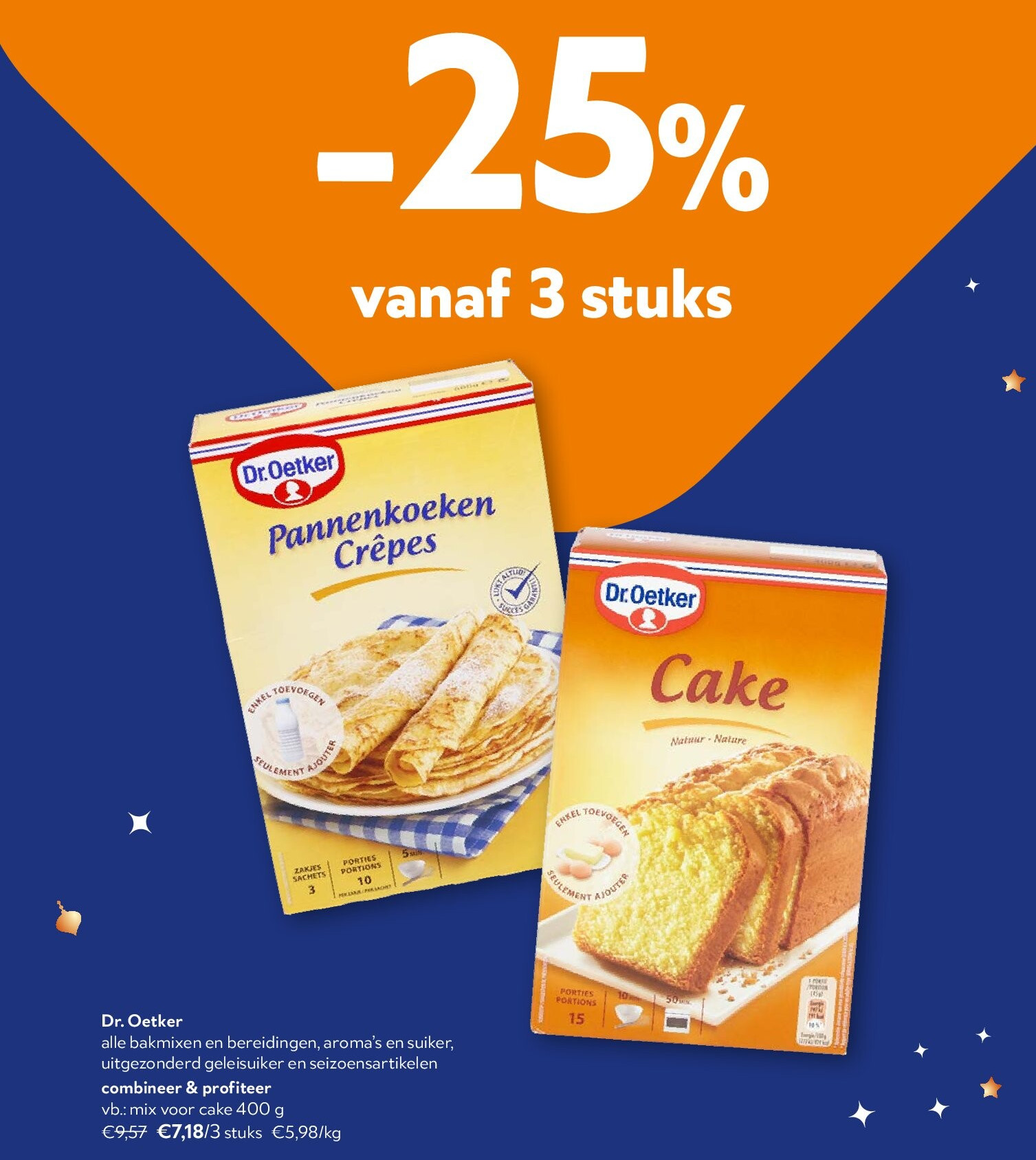 Dr. Oetker mix voor cake 400 g