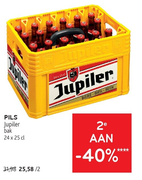 Jupiler pils bak 24 x 25 cl