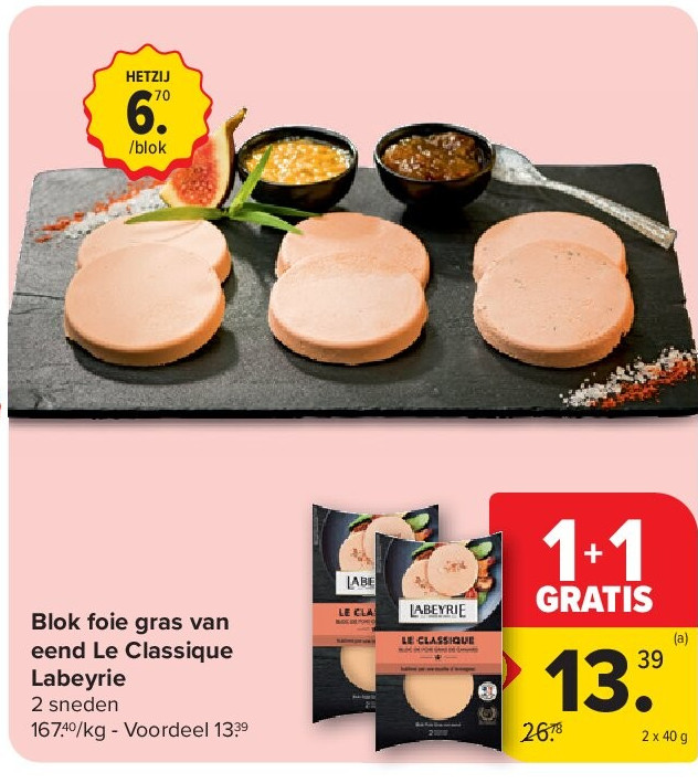 Blok foie gras van eend Le Classique Labeyrie