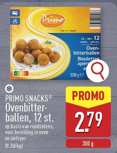 Ovenbitter ballen, 12st.