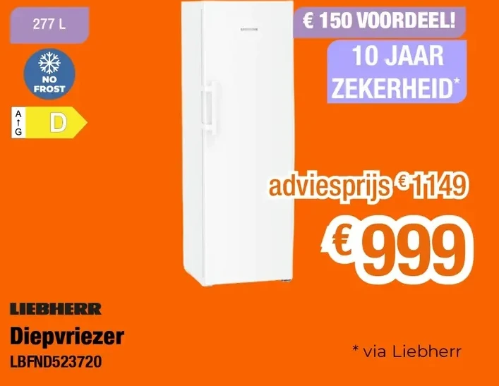 Diepvriezer LBFND523720