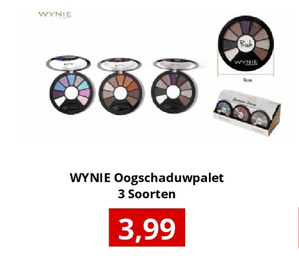 WYNIE Oogschaduwpalet 3 Soorten
