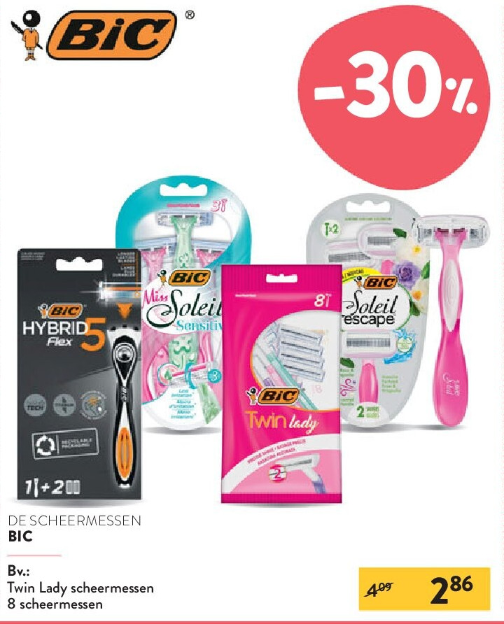 Twin Lady scheermessen 8 scheermessen