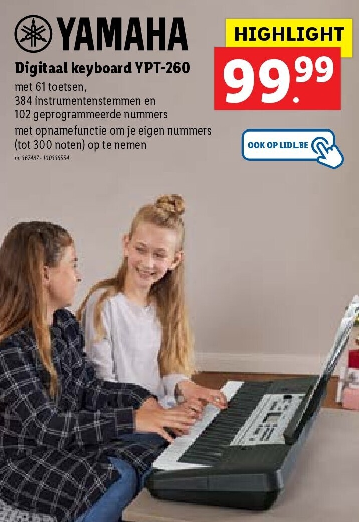 Digitaal keyboard YPT-260