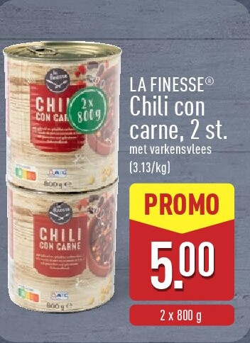 Chili con carne, 2st.