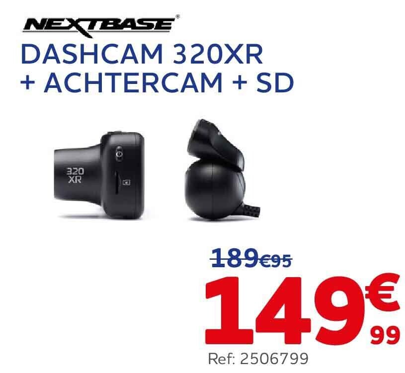 DASHCAM 320XR + ACHTERCAM + SD