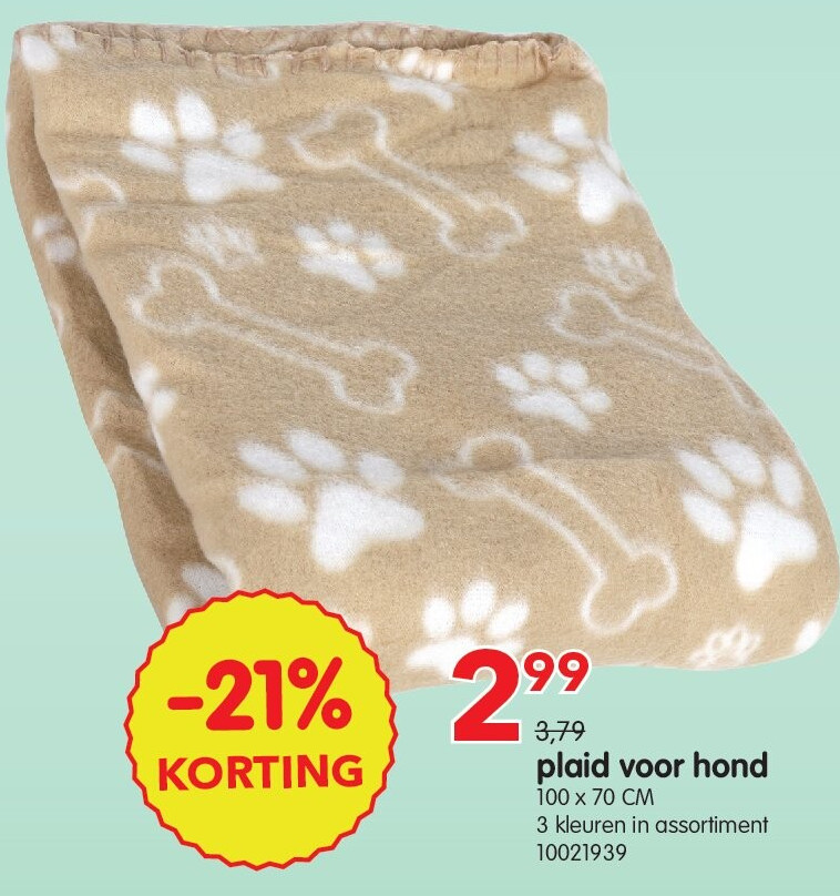 plaid voor hond