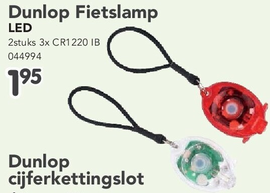 Dunlop Fietslamp LED