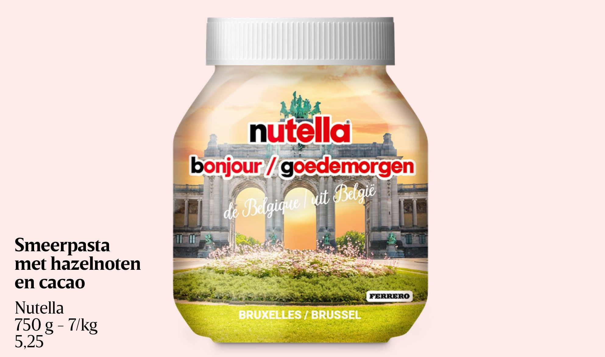 Smeerpasta met hazelnoten en cacao