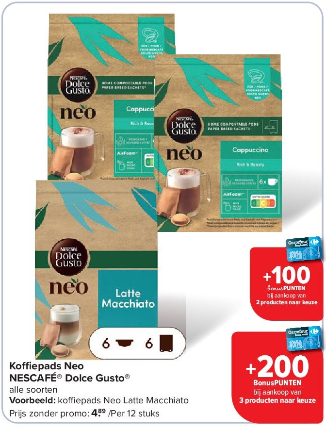 Koffiepads Neo NESCAFÉ® Dolce Gusto®