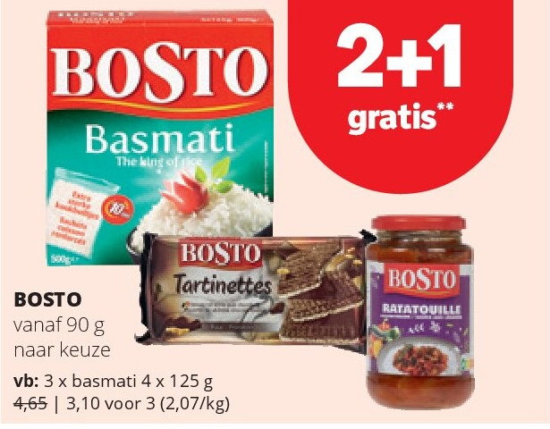 BOSTO vanaf 90 g