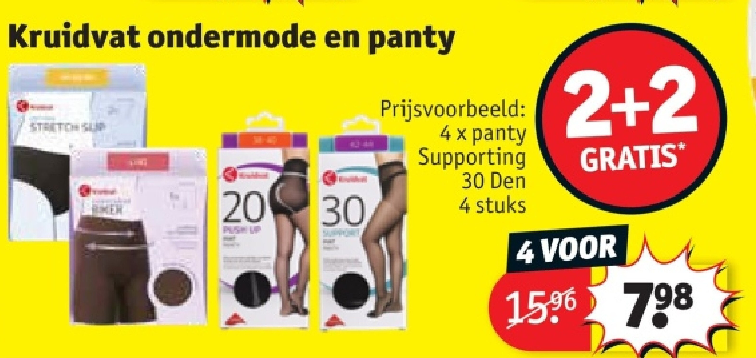 Kruidvat ondermode en panty