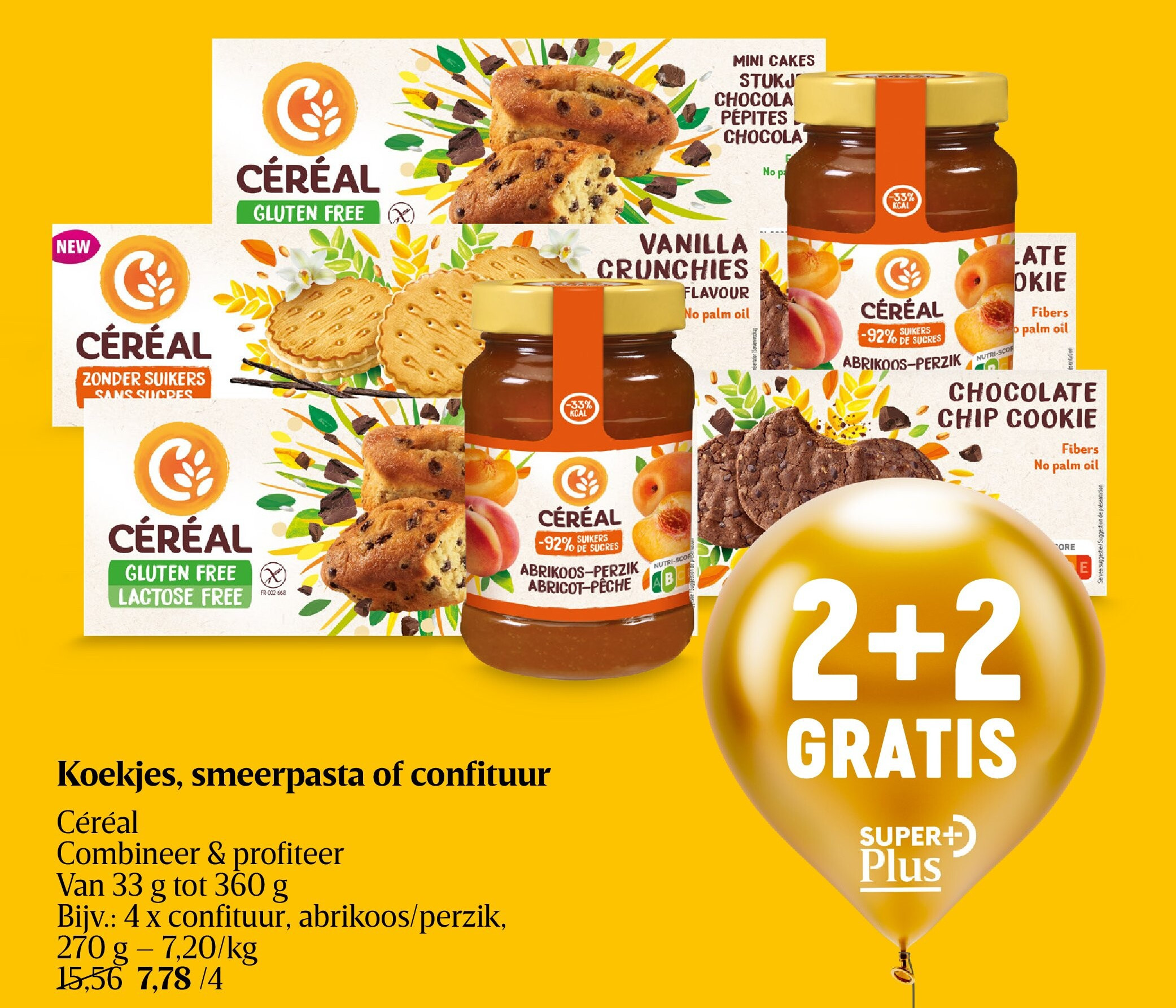 Koekjes, smeerpasta of confituur