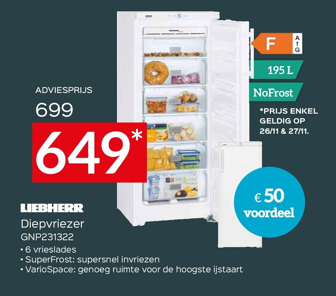 LIEBHERR Diepvriezer GNP231322
