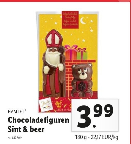Chocoladefiguren Sint & beer