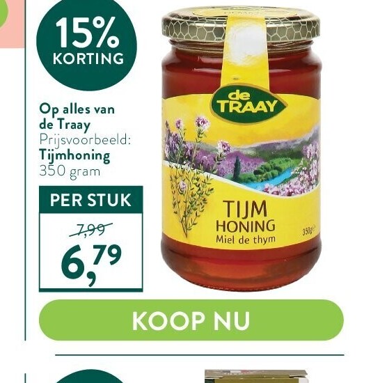 Tijmhoning 350 gram