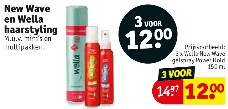 New Wave en Wella haarstyling