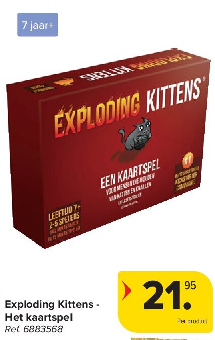 Exploding Kittens - Het kaartspel