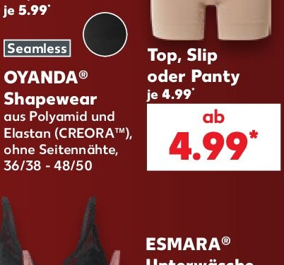OYANDA® Shapewear Top, Slip oder Panty
