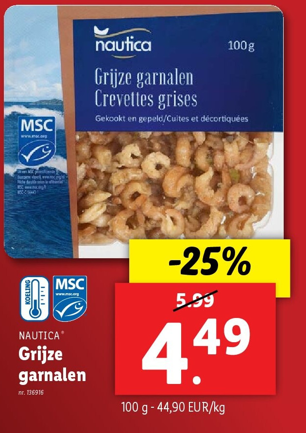Grijze garnalen